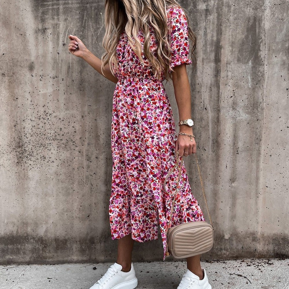 Abby - Moderne Zomerjurk 1 + 1 GRATIS